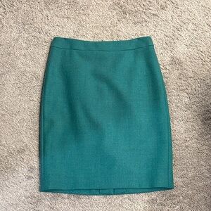 J. Crew Teal Pencil Skirt